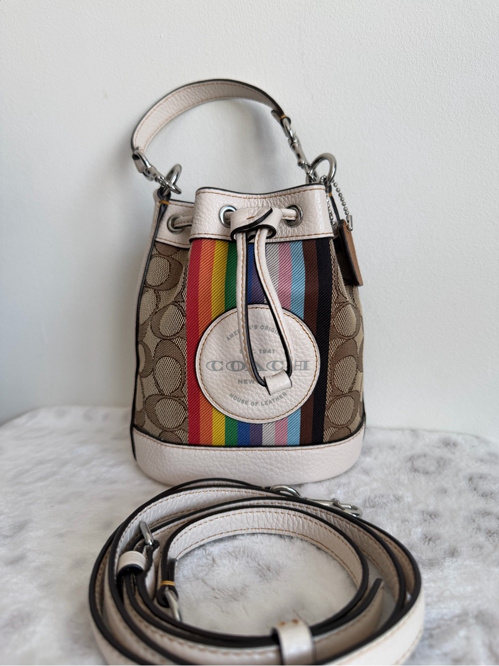COACH Mini Dempsey Bucket Bag